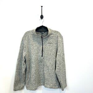 Men’s Eddie Bauer Size XL Heathered 1/2 Zip Pullover Sweater Sweatshirt